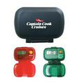 Fitness Pedometer w/ Lid & Belt Clip (45 Days)